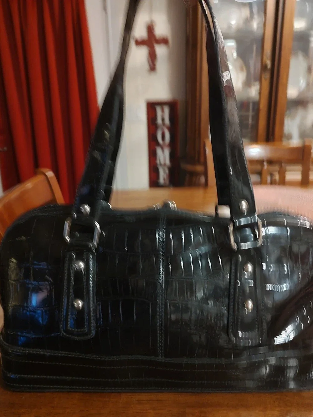 Liz Claiborne sleek croc